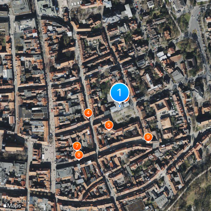 Universidad de Gotinga Mapa