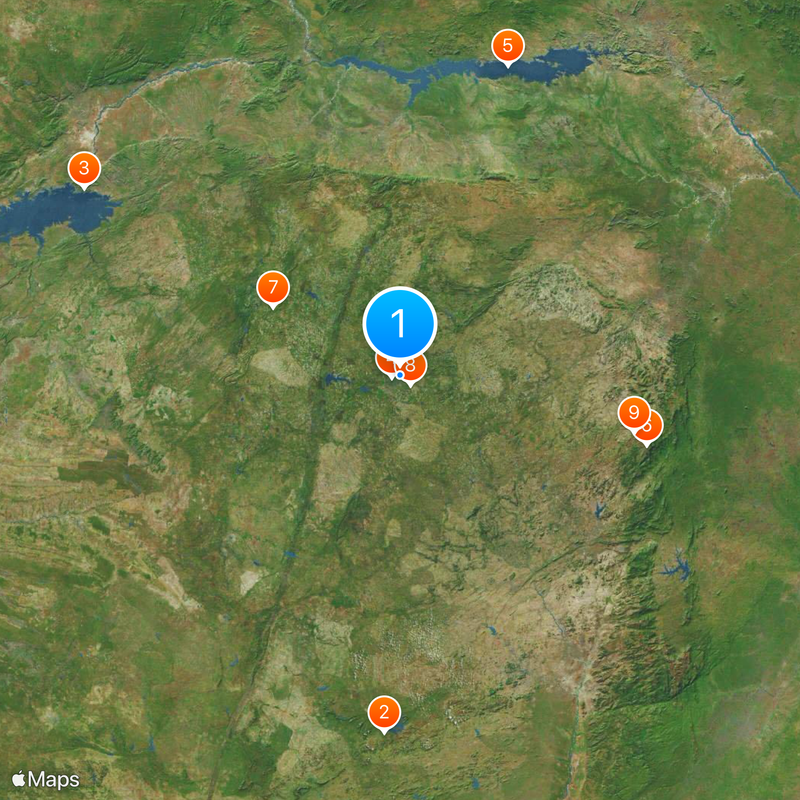 Central Intelligence Organisation Map