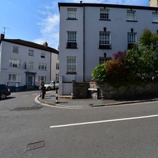 The Langmoor  Wall And Railings At No 1