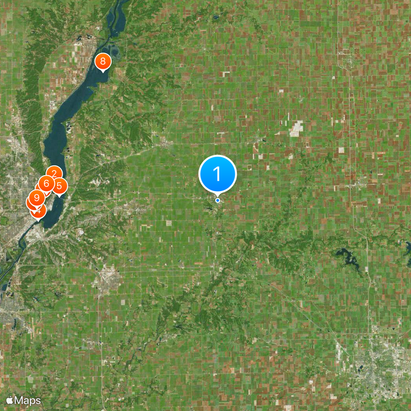 Eureka College Map