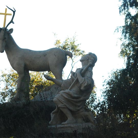 Figurengruppe heiliger Hubertus