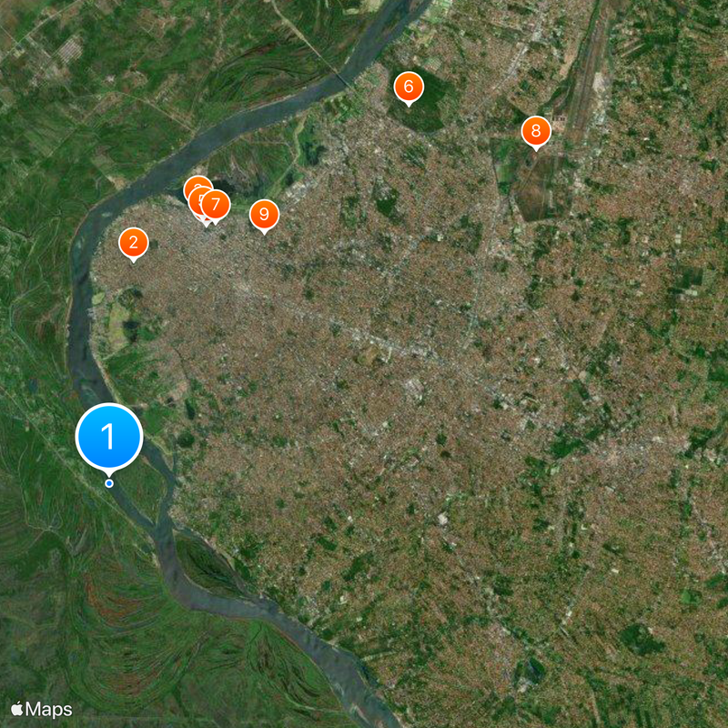 Pilcomayo River Map