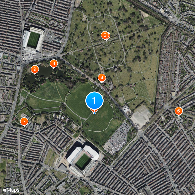 Stanley Park Stadium Map