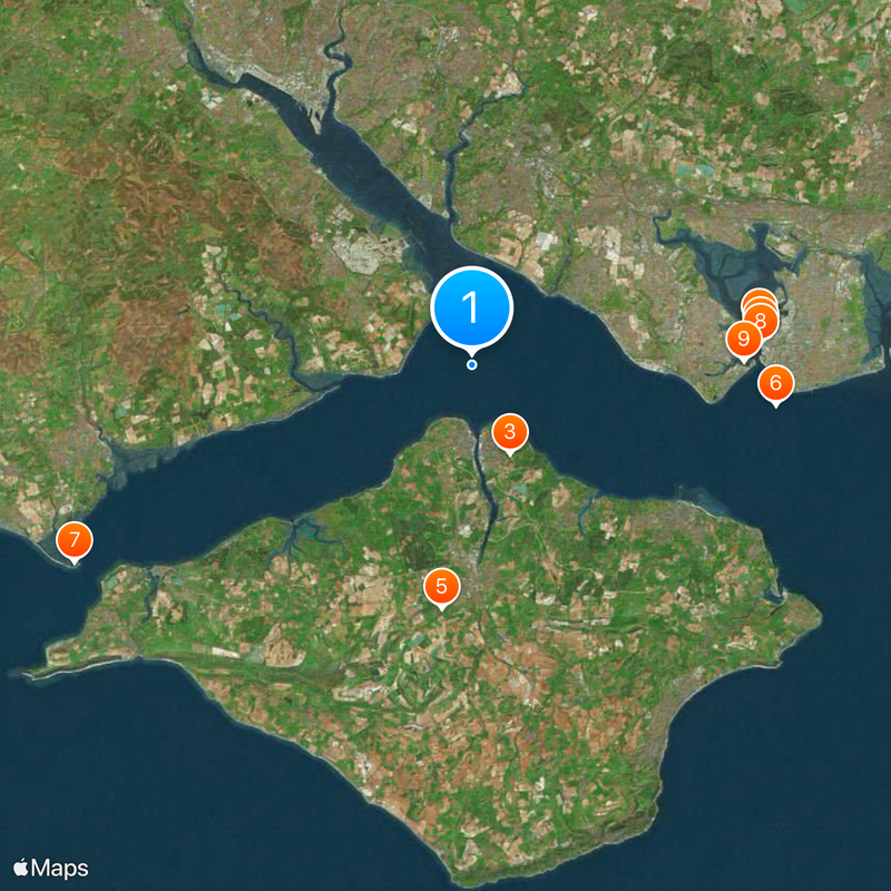 The Solent Map