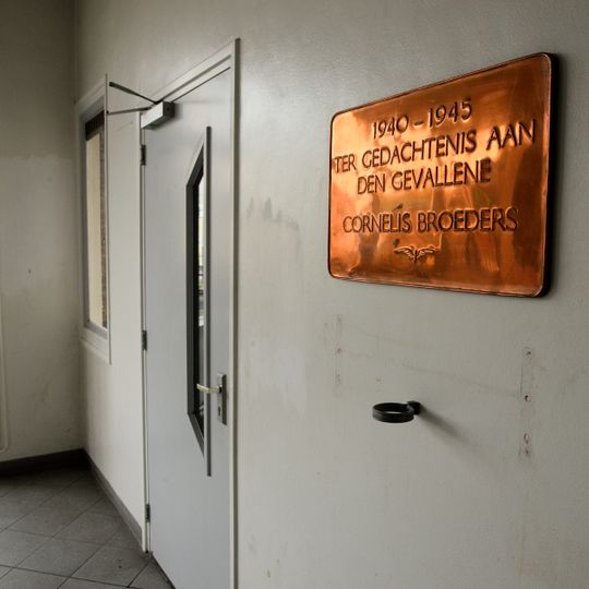 Plaquette in het NS-station