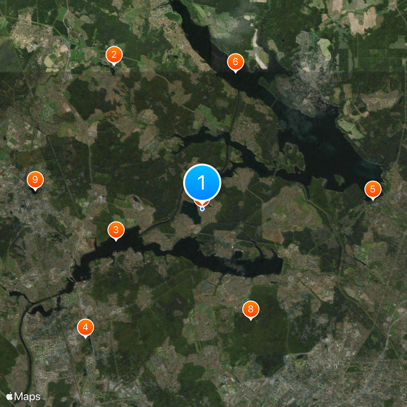 Zhostovo painting Map