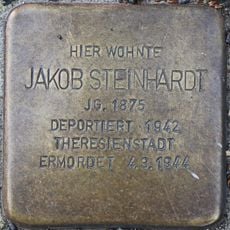 Stolperstein dedicated to Jakob Steinhardt