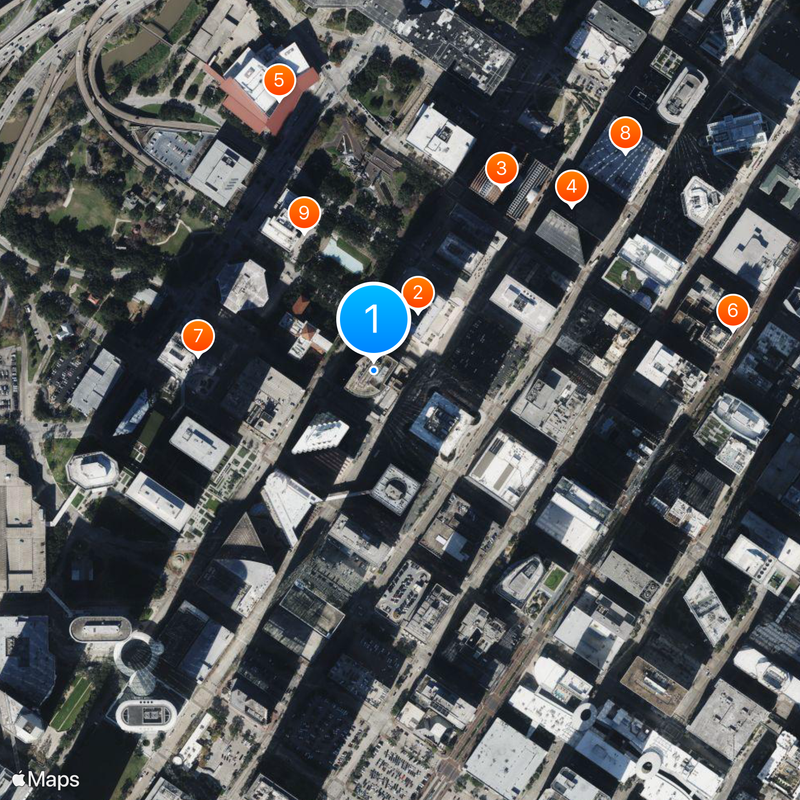 Wells Fargo Plaza Mappa