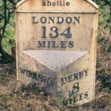 Milepost 200 Metres South East Of The Wirksworth And Ashbourne Road Crossroads
