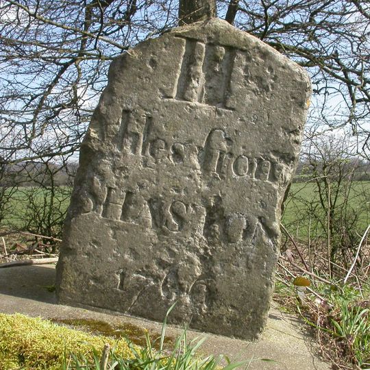Milestone About 200 Metres North Of Junction With Street Lane