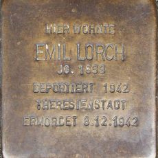 Stolperstein en memoria de Emil Lorch