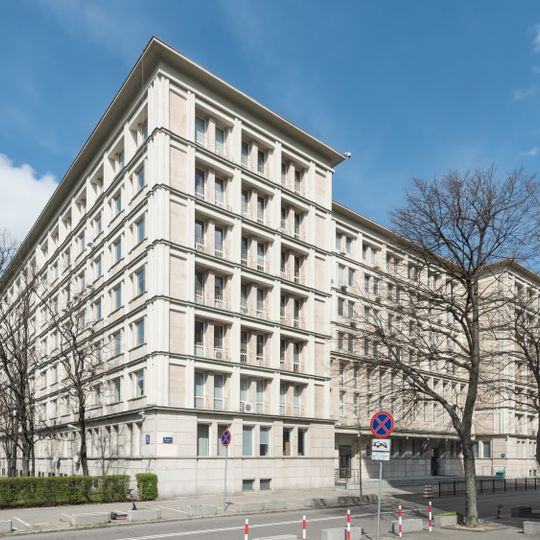Building of Ministry of the Treasury in Warsaw