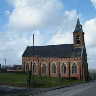 Saint Michael church in Yaucourt-Bussus