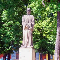 Pomník Jana Husa v Jiráskových sadech v Terezíně