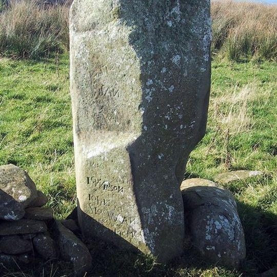 Taxing Stone,standing stone 180m NNW of Little Laight