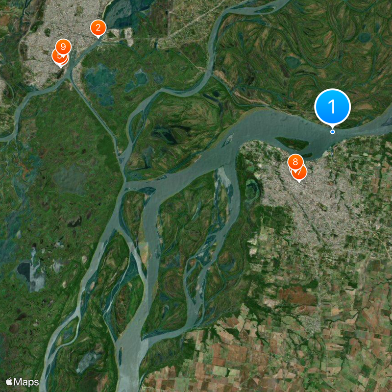Raúl Uranga – Carlos Sylvestre Begnis Subfluvial Tunnel Map
