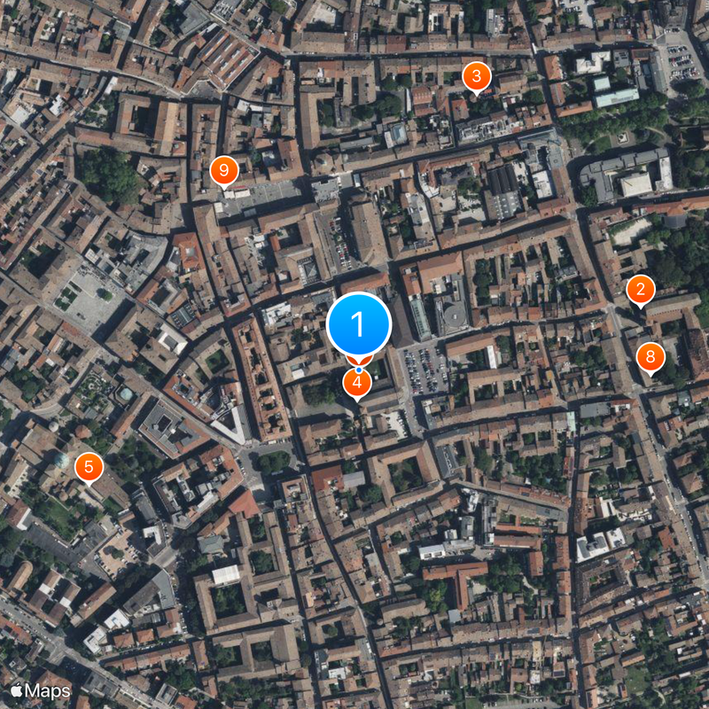 Dante Alighieri's tomb Mapa