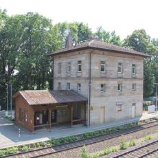 Station building at Rückersdorf (Mittelfr) station