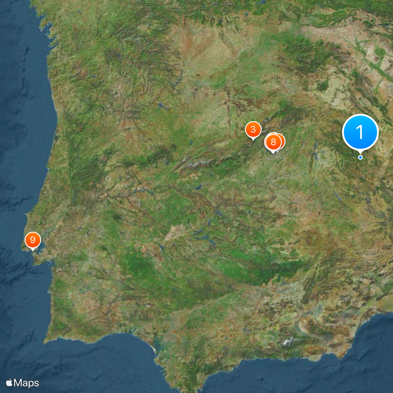 Tagus River Map
