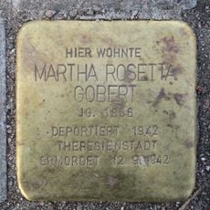 Stolperstein en memoria de Martha Rosetta Gobert
