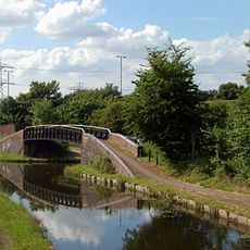 Brickfields Bridge Footbridge East Of Junction With Rushall Canal, Within M5/M6 Junction Tame Valley Canal