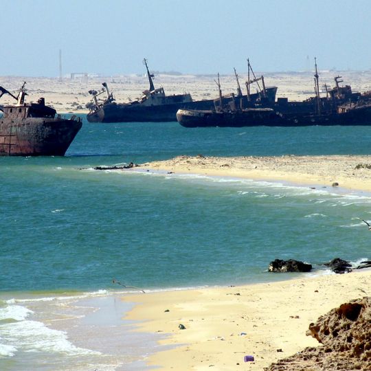 Ship graveyard of Nouadhibou