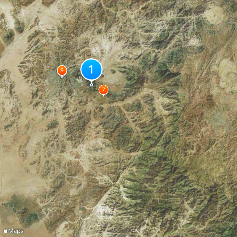 Muzdalifah Valley Map