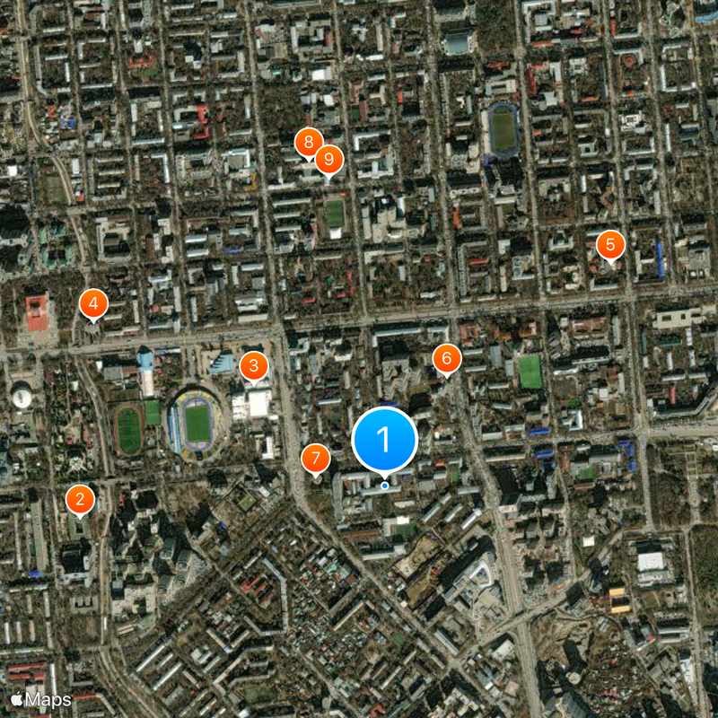 Satbayev University Map