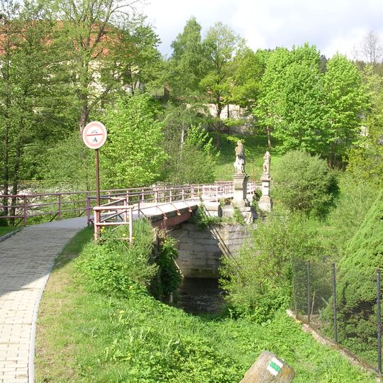 Starý most přes Vltavu ve Vyšším Brodě