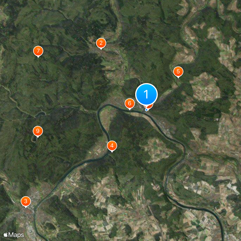 Gemünden am Main Kaart