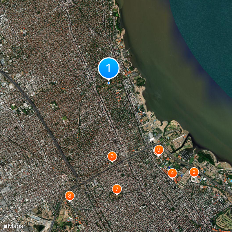 Quinta presidencial de Olivos Mapa