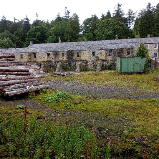 Beaumont Mine. Former Sawmill And Remains Of Bouse Team Immediately To West