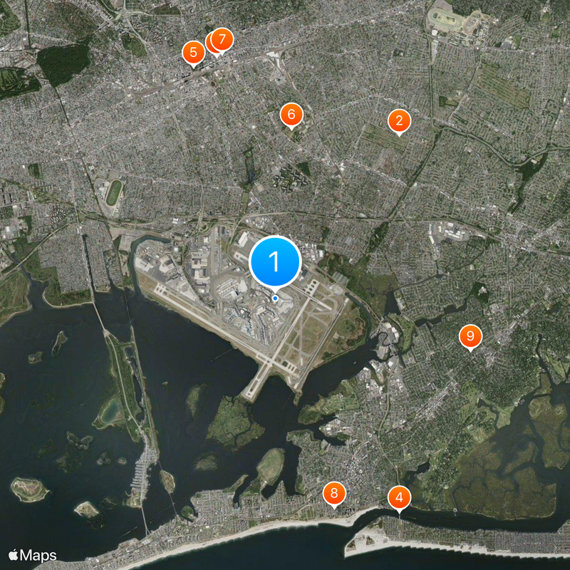 TWA Flight Center Mapa