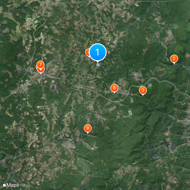 Federal Correctional Institution, Loretto Map