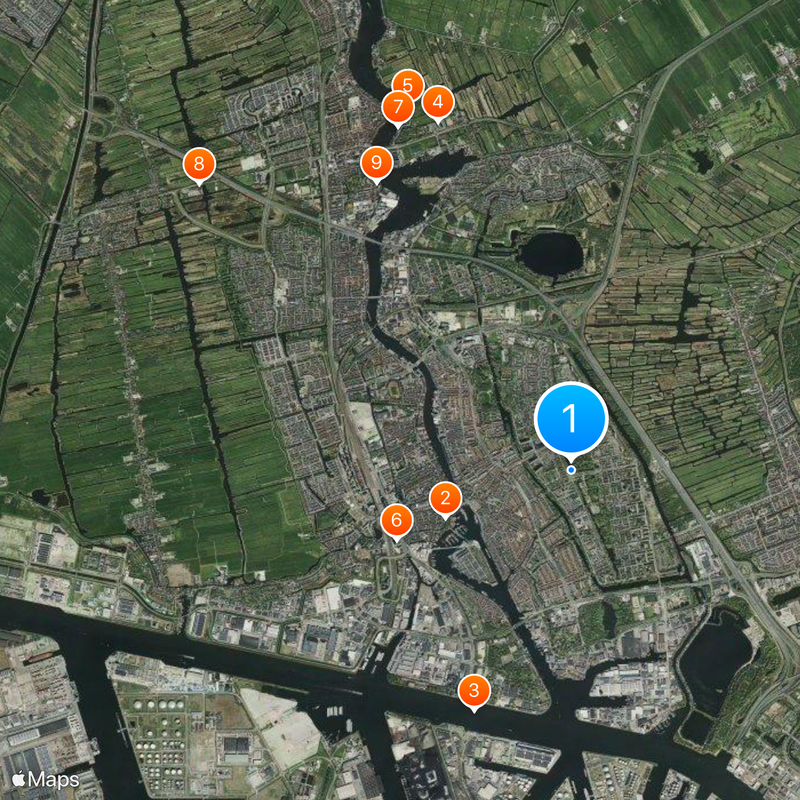 Zaandam Map