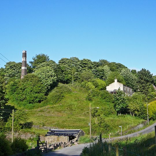 Chimney Stack Of The Former Clayton Fireclay Works Approximately 56 Yards South West Of The Towers