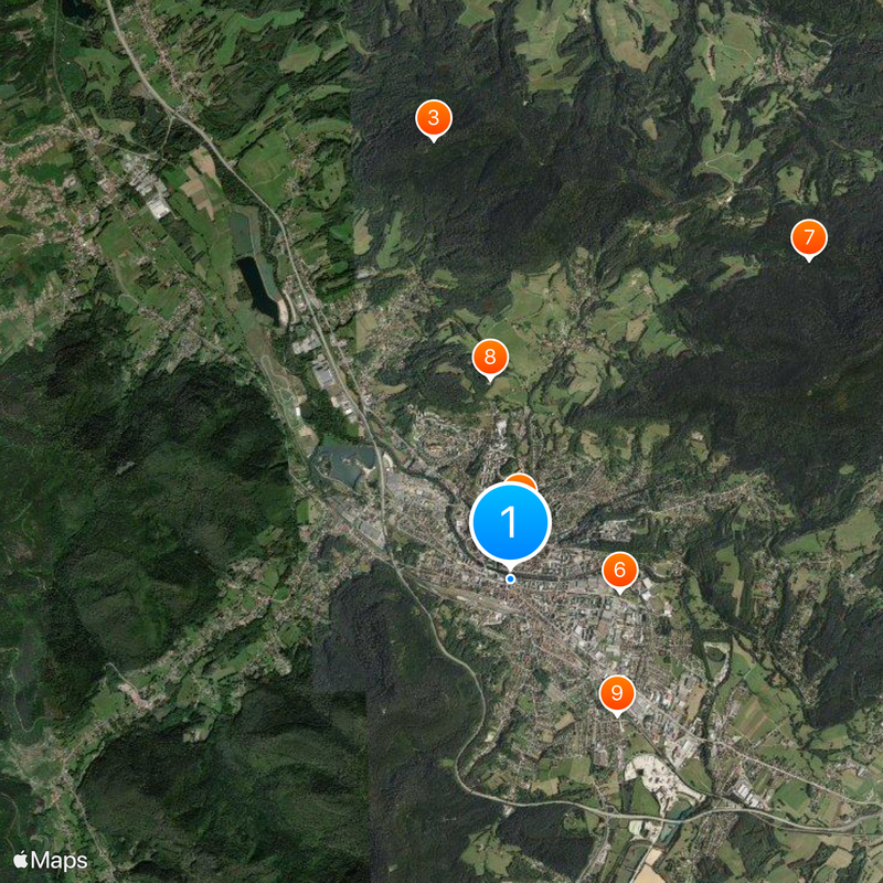 Saint-Dié-des-Vosges Mapa