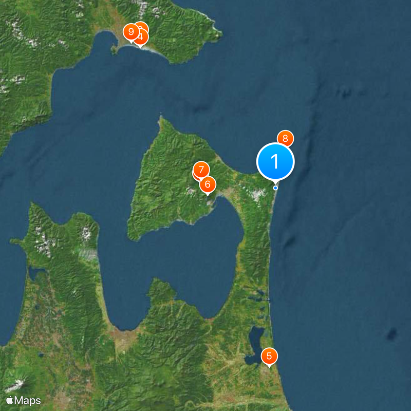 Sarugamori Sand Dunes Map