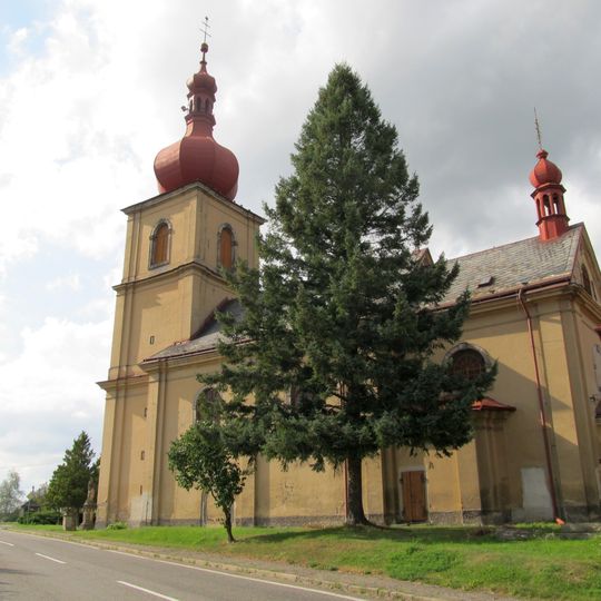 Saint Giles church in Chvalkovice