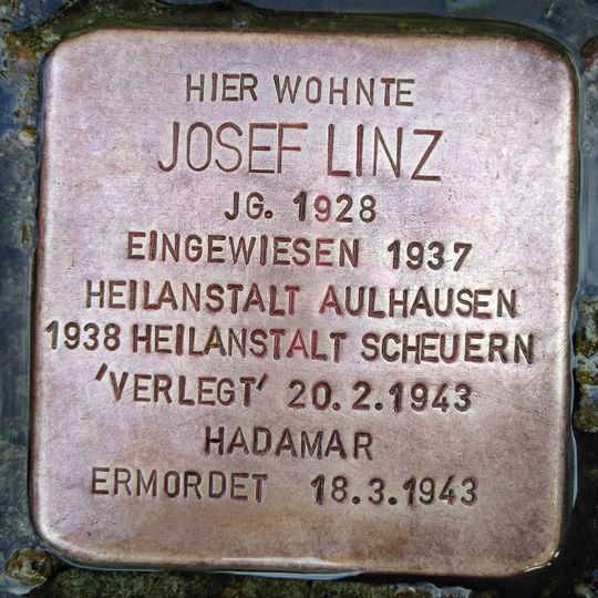 Stolperstein für Josef Linz