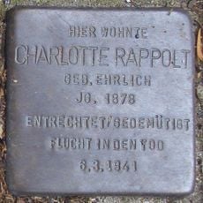 Stolperstein en memoria de Charlotte Rappolt