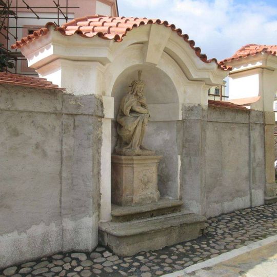 Socha trpícího Krista v Manětíně