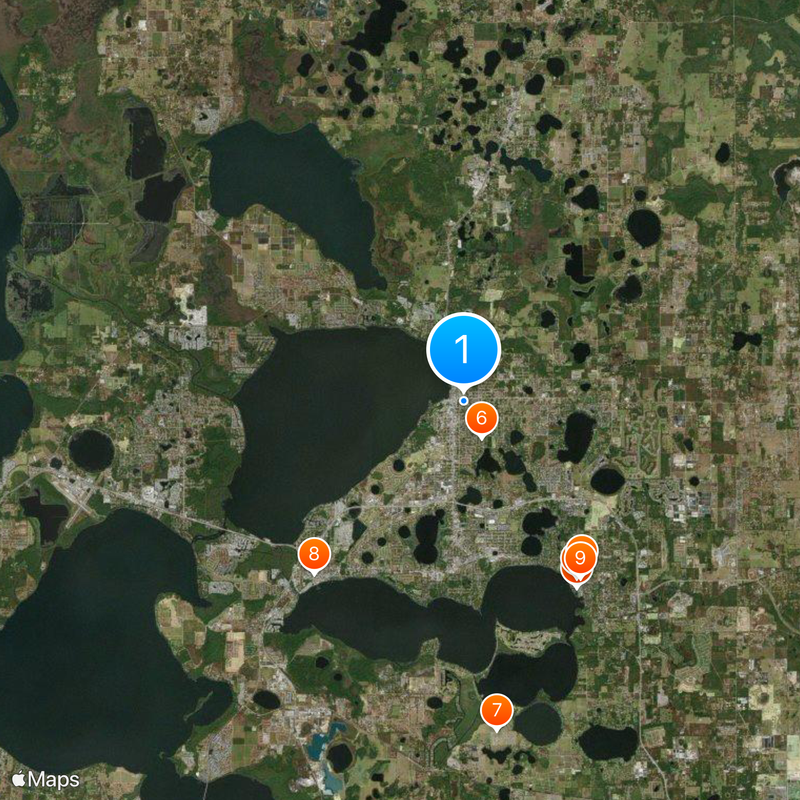 Eustis Map