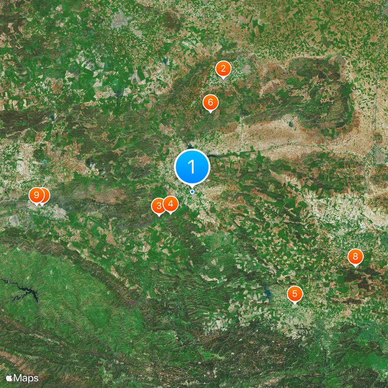 Calzada de Calatrava Mappa