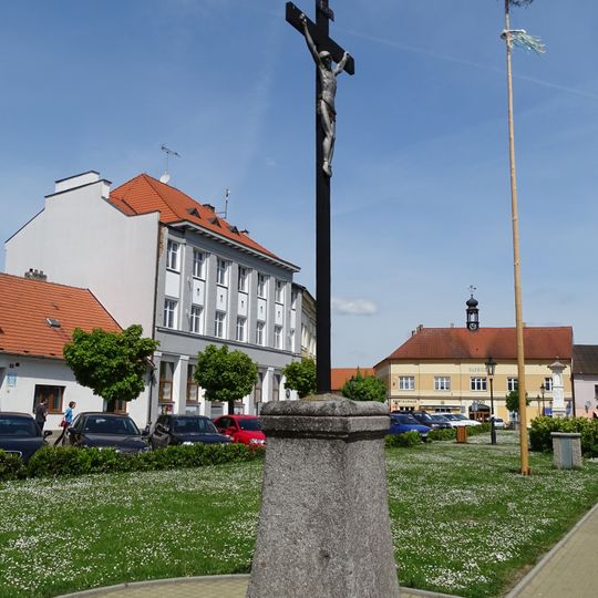 Wayside cross in Neveklov