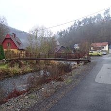 Footbridge over the Kocába to če. 401 in Štěchovice