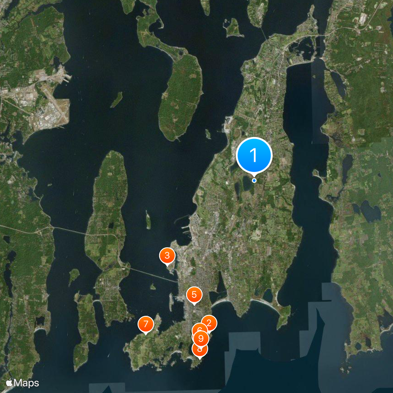 Aquidneck Island Map