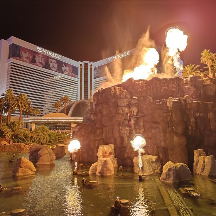 The Mirage Volcano