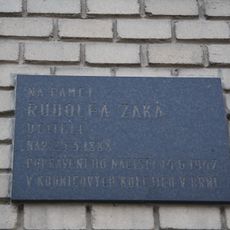 Pamětní deska Rudolfa Žáka