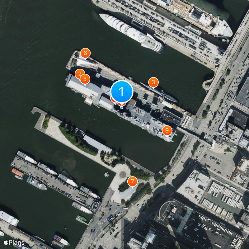 Intrepid Sea-Air-Space Museum Carte